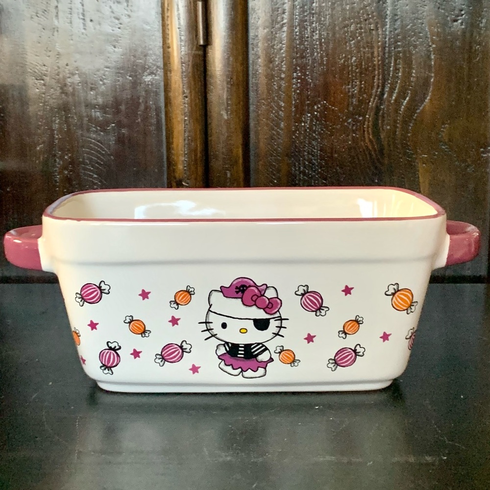 Happy Halloween Hello Kitty Loaf Pan - Pirate Candy Stars Spider Bats